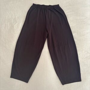 Bryn Walker Brown Modal Blend Olivier Lantern/Barrel Leg Pants size S USA Made